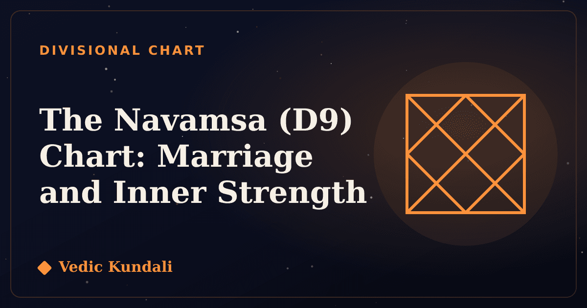 The Navamsa (D9) Chart: Marriage and Inner Strength