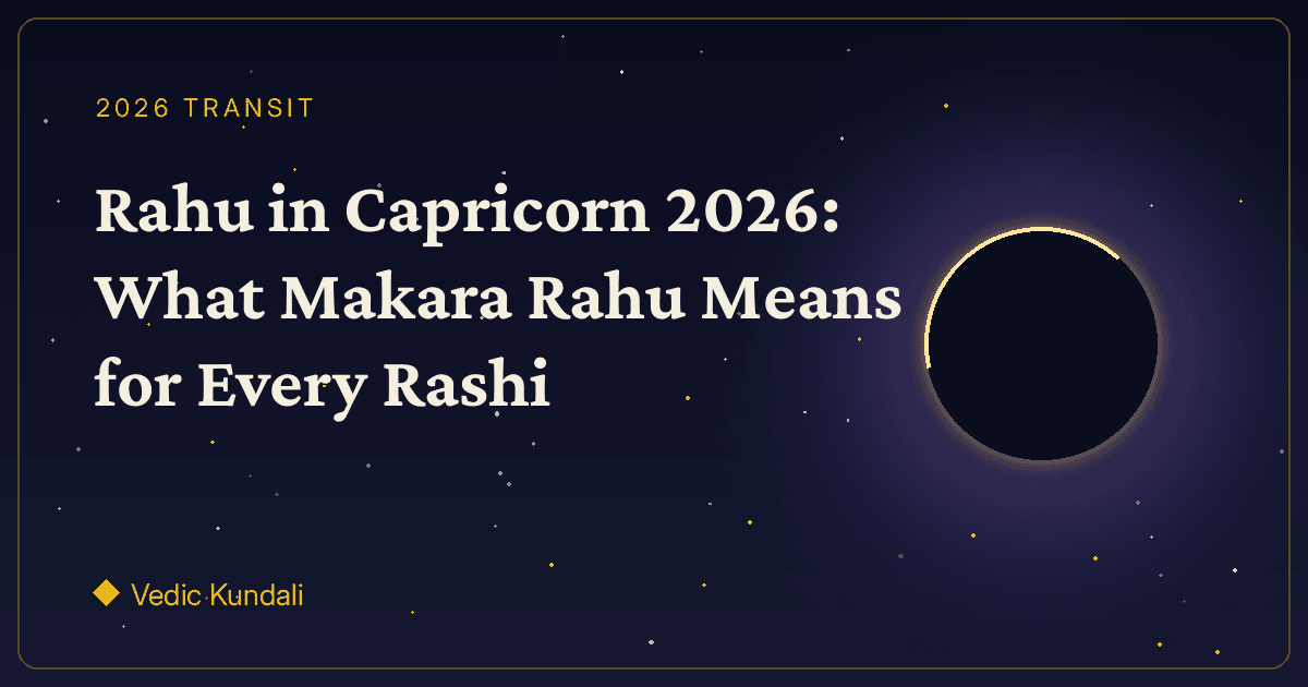 Rahu in Capricorn 2026: Dates, Eclipses and Every Rashi
