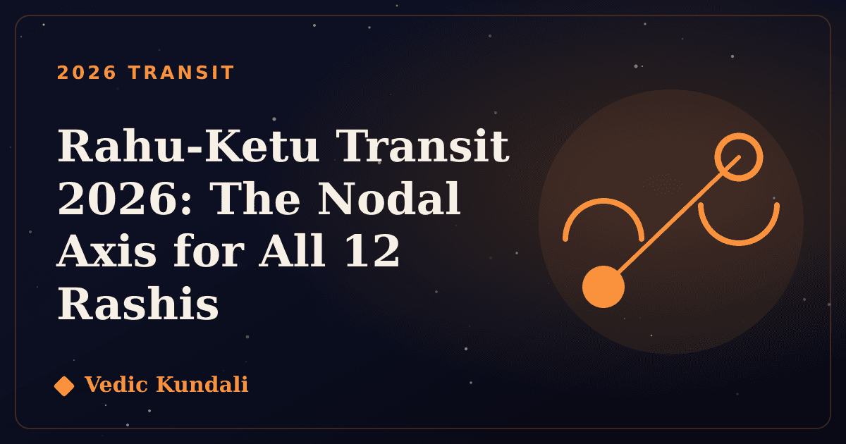 Rahu-Ketu Transit 2026: The Nodal Axis for All 12 Rashis